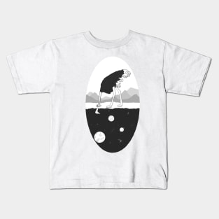 Space Ostrich Kids T-Shirt